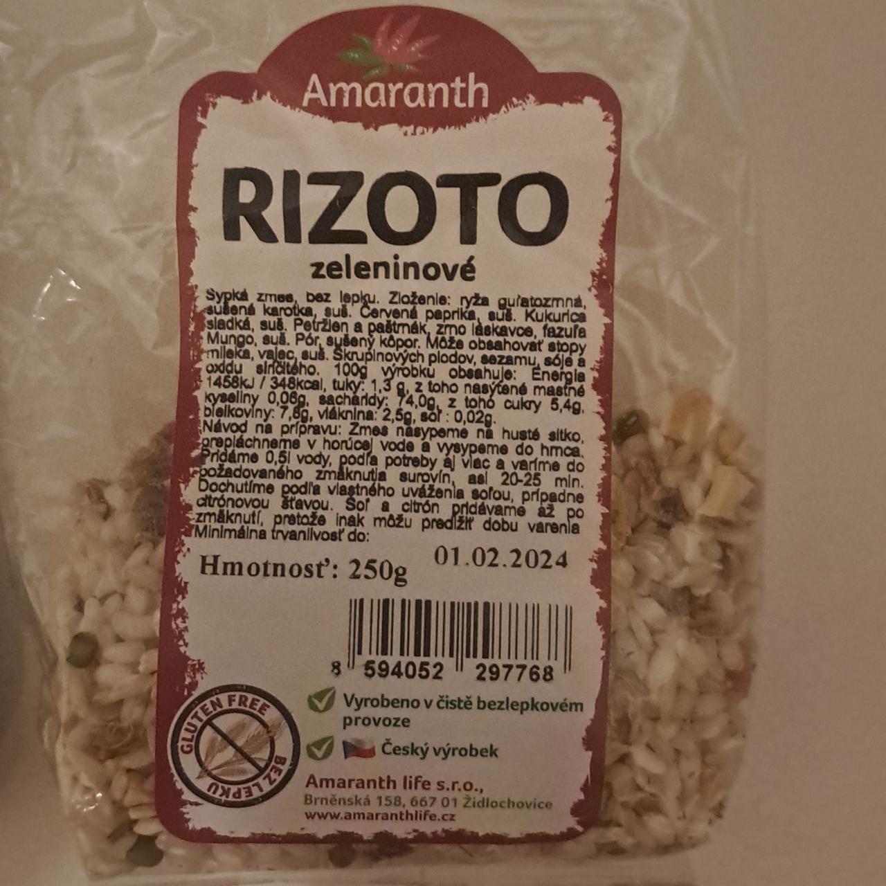 Fotografie - Rizoto zeleninové Amaranth