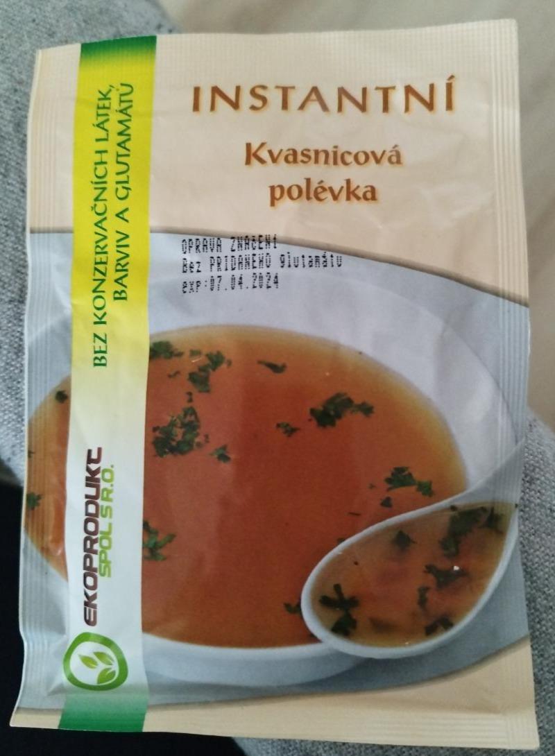 Fotografie - kvasnicová polévka Ekoprodukt