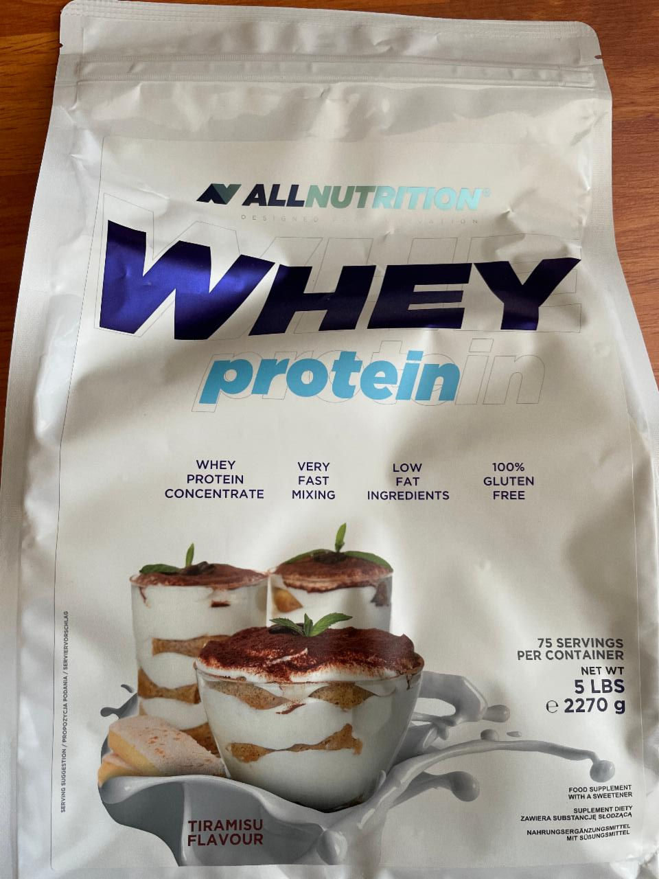 Fotografie - Whey protein tiramisu flavour Allnutrition