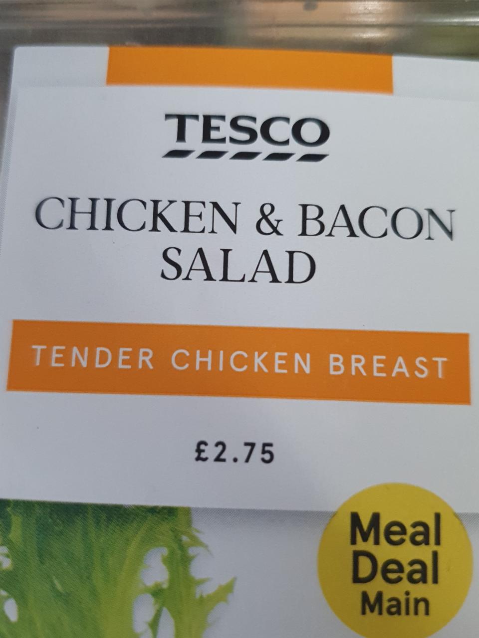 Fotografie - chicken & bacon salad Tesco