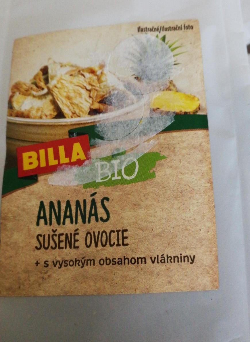 Fotografie - Ananás sušené ovocie Billa Bio