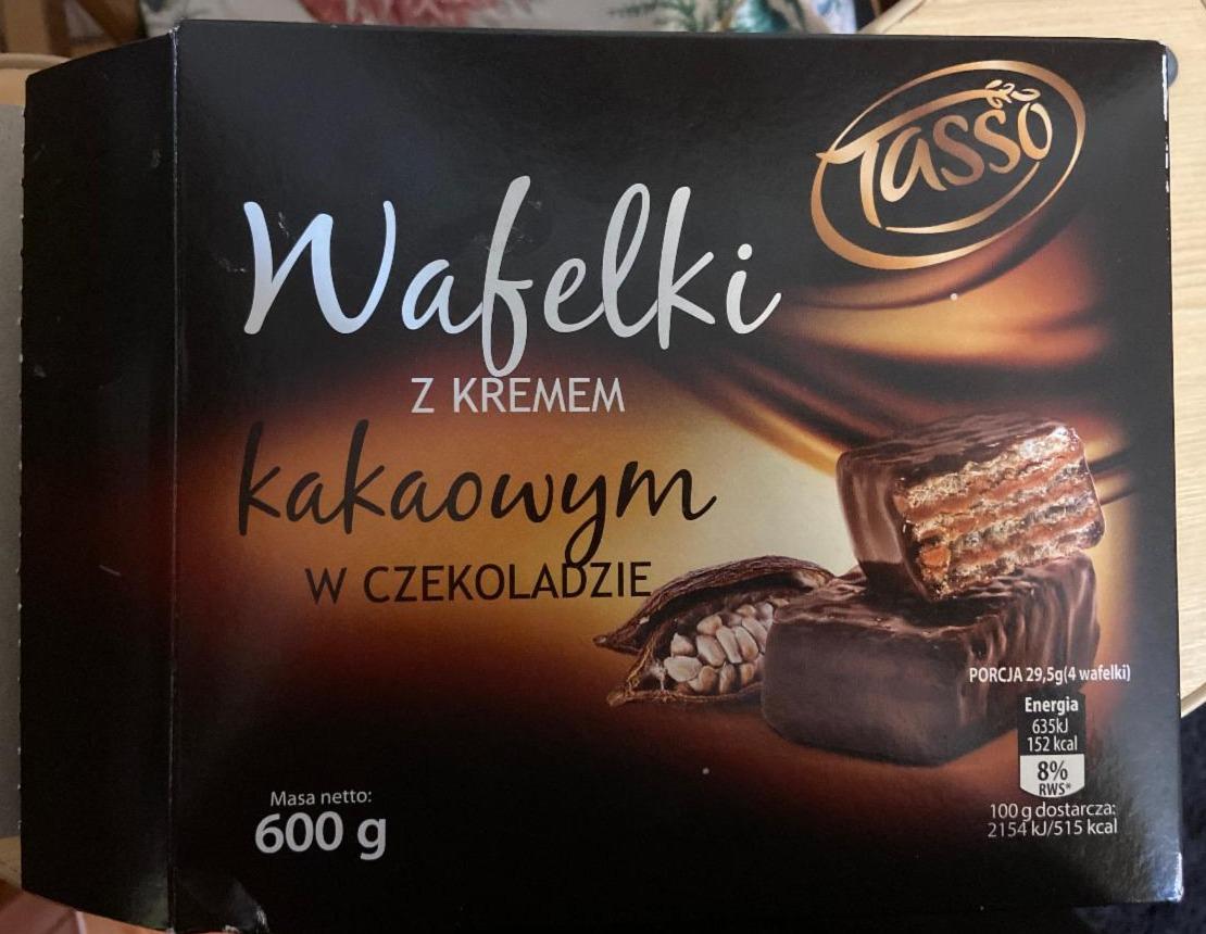 Fotografie - Wafelki z kremem kakaowym w czekoladzie Tasso