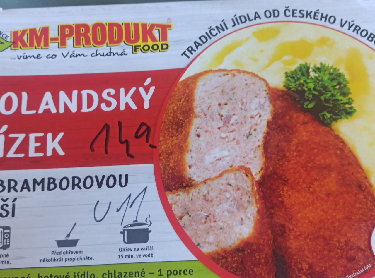 Fotografie - Holandský řízek s bramborovou kaší KM-Produkt food