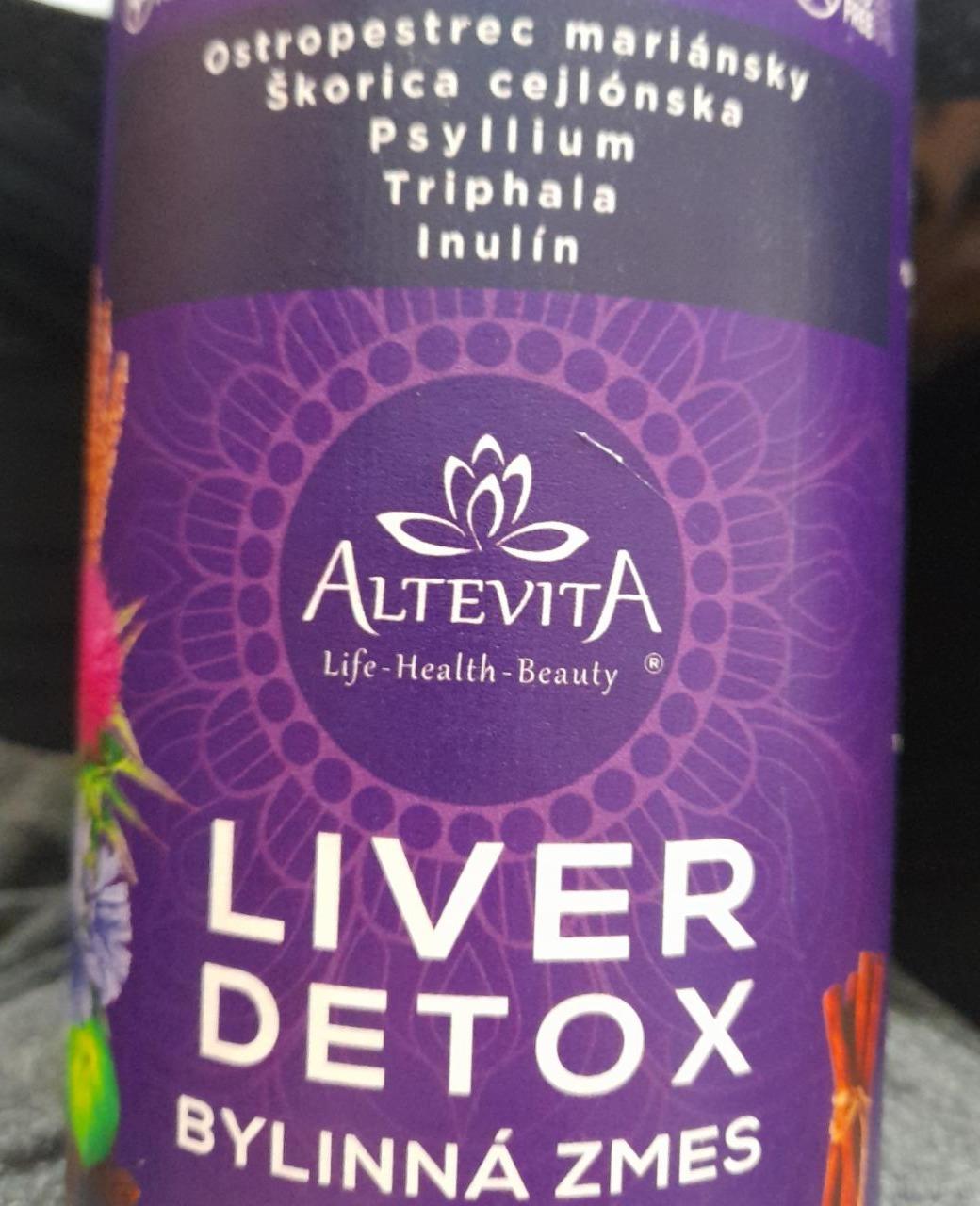 Fotografie - Liver Detox bylinná zmes Altevita