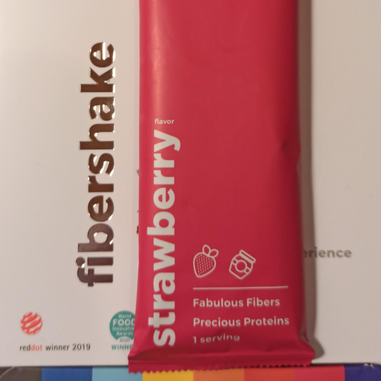 Fotografie - Fibershake strawberry flavor Active