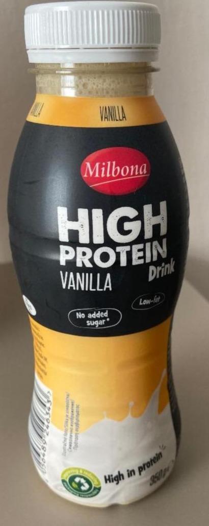 Fotografie - High Protein drink Vanilla Milbona
