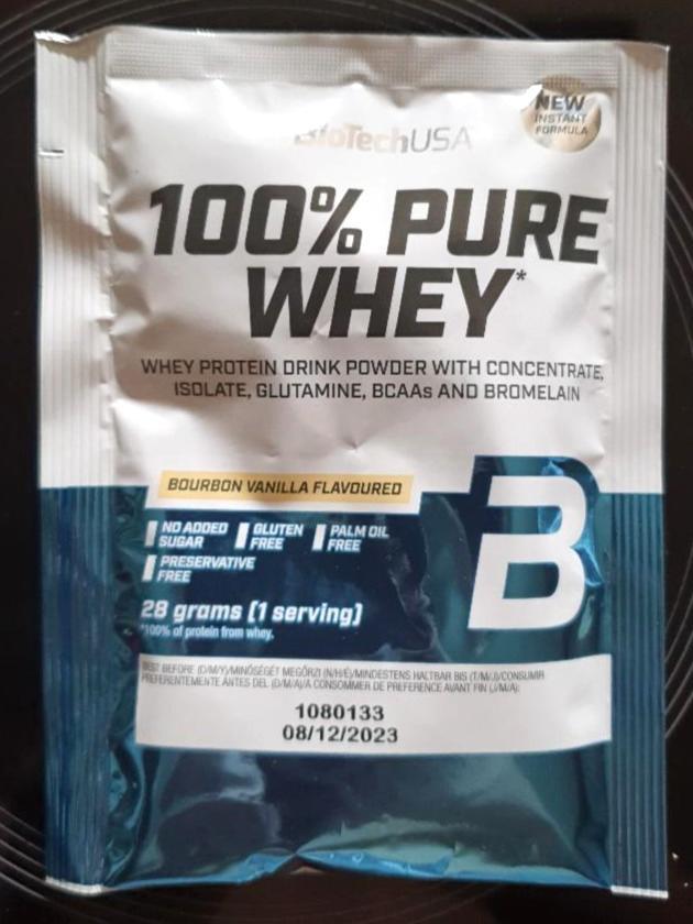 Fotografie - 100% Pure Whey Bourbon Vanilla BioTech USA