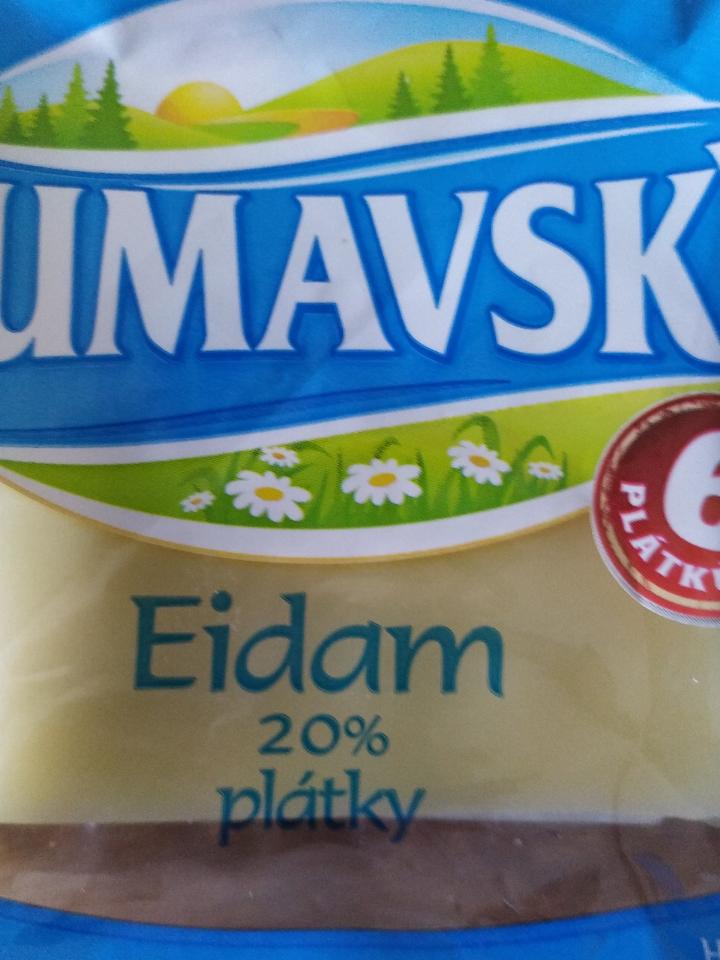 Fotografie - Šumavský Eidam 20% plátky Mlékárna Klatovy