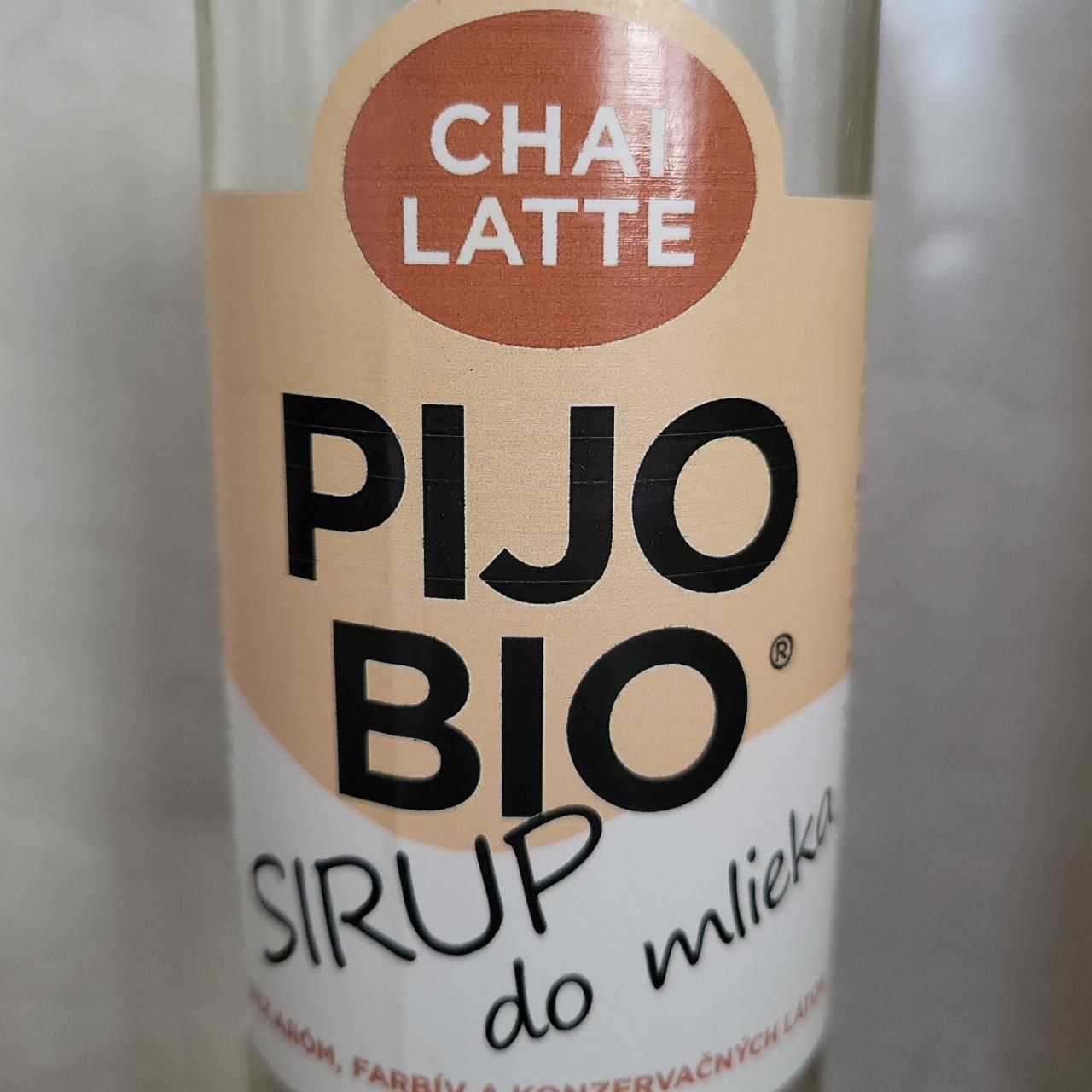 Fotografie - Chai Latte sirup do mlieka Pijo Bio