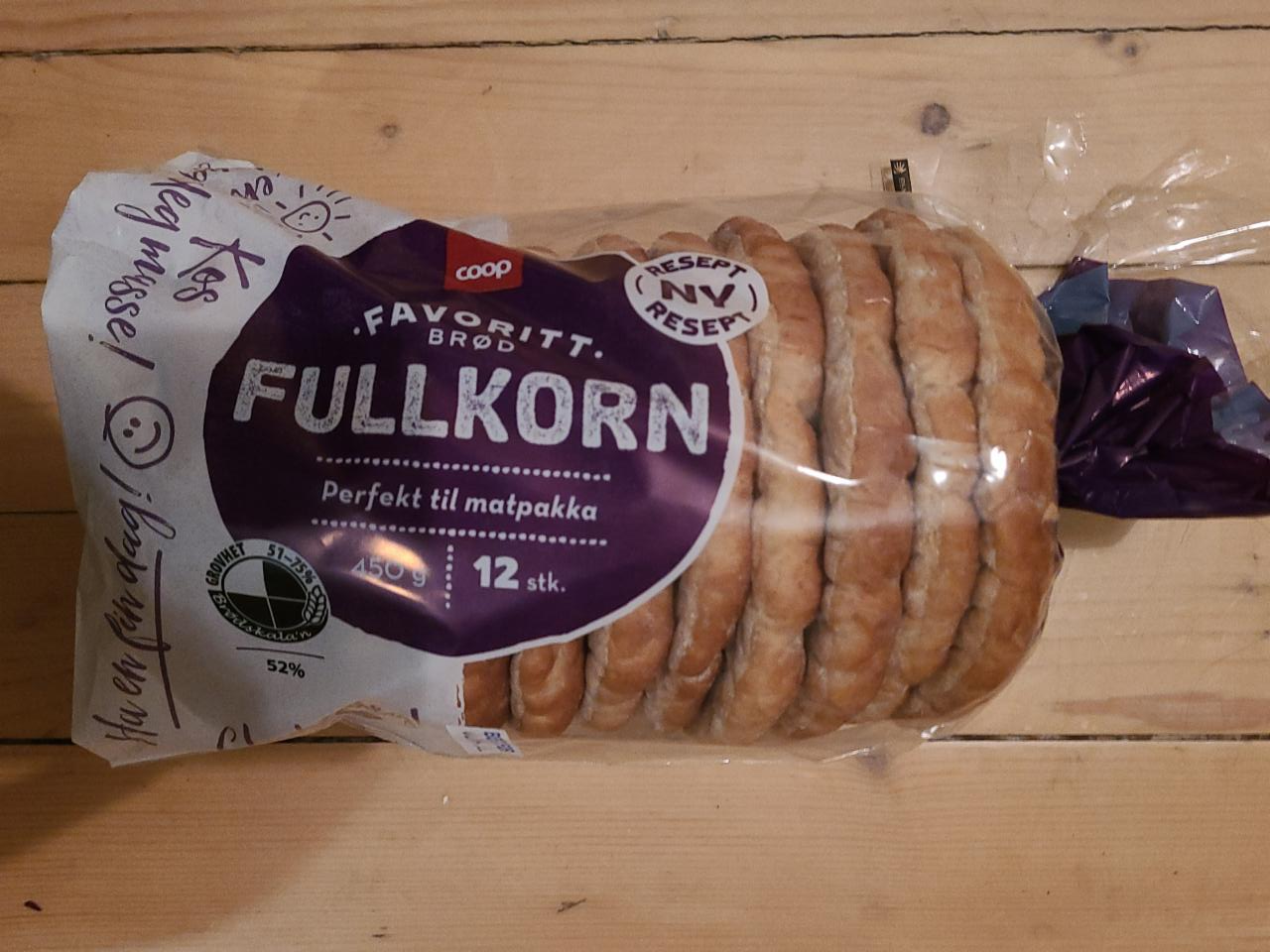 Fotografie - Favorittbrød fullkorn Coop