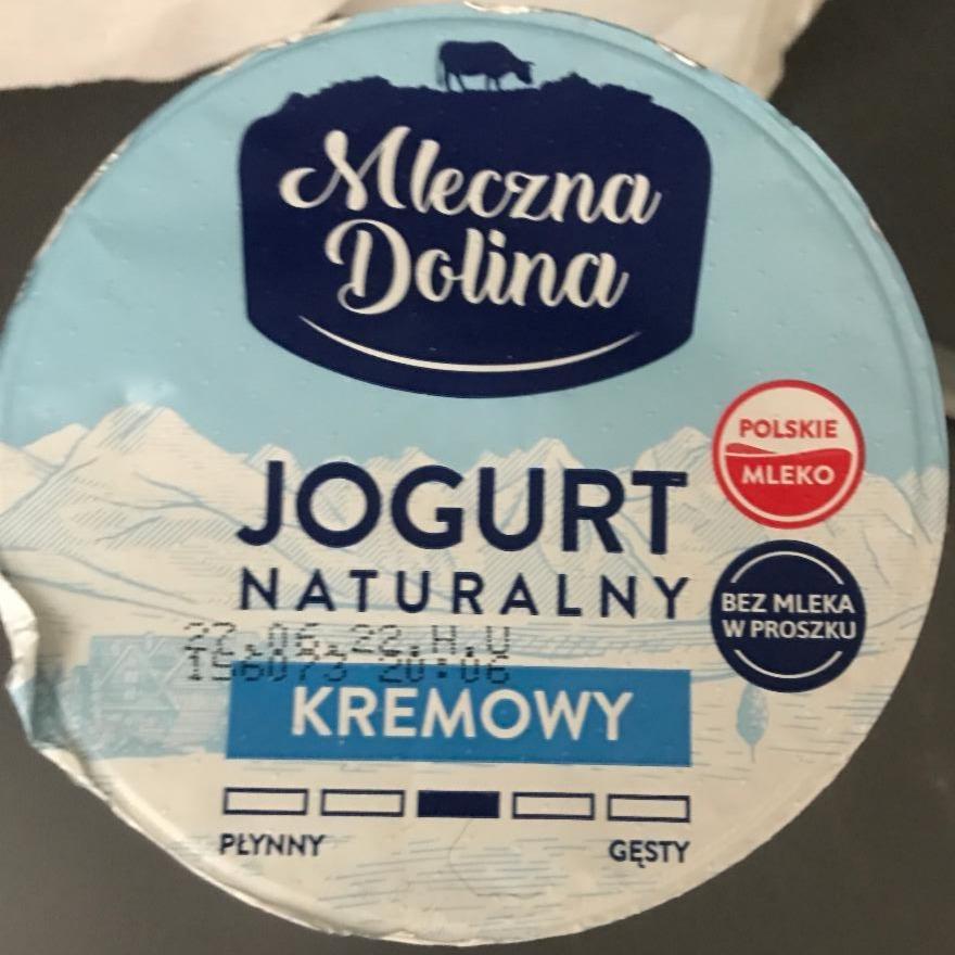 Fotografie - Jogurt Naturalny Kremowy Mleczna Dolina