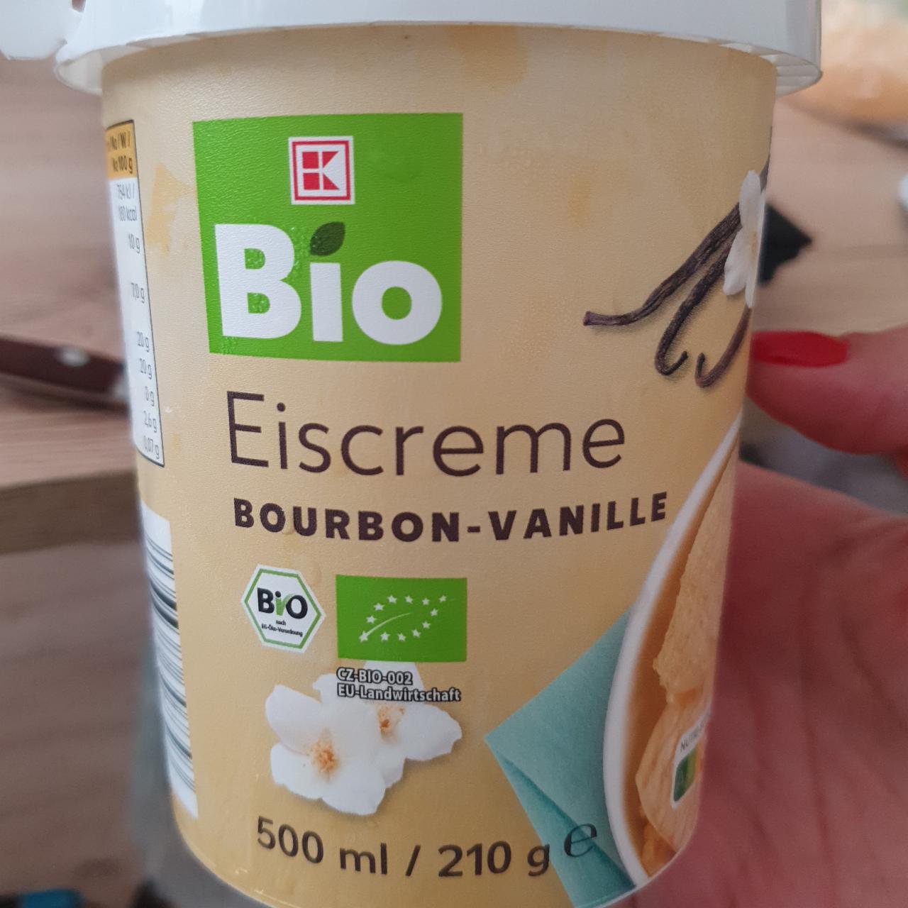 Fotografie - Bio Eiscreme Bourbon-Vanille K-BIO