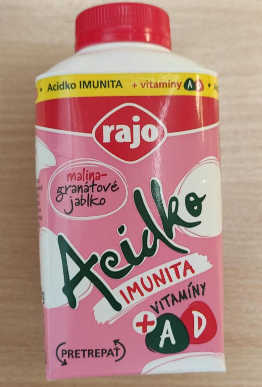 Fotografie - Acidko Imunita Malina-granátové jablko Rajo