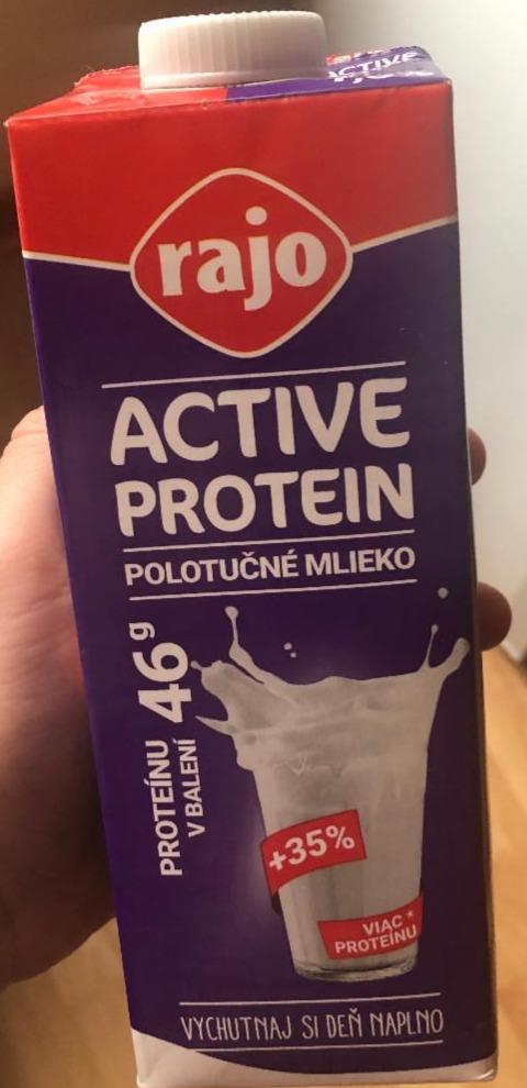 Fotografie - Active protein polotučné mlieko Rajo