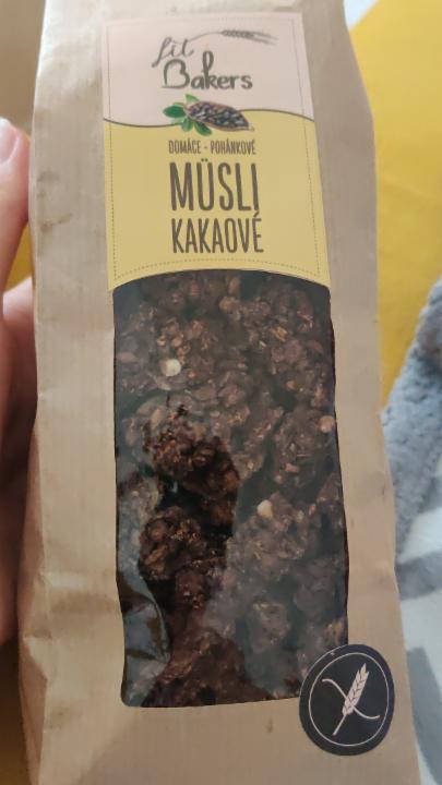 Fotografie - fit Bakers domáce pohánkové müsli kakaové