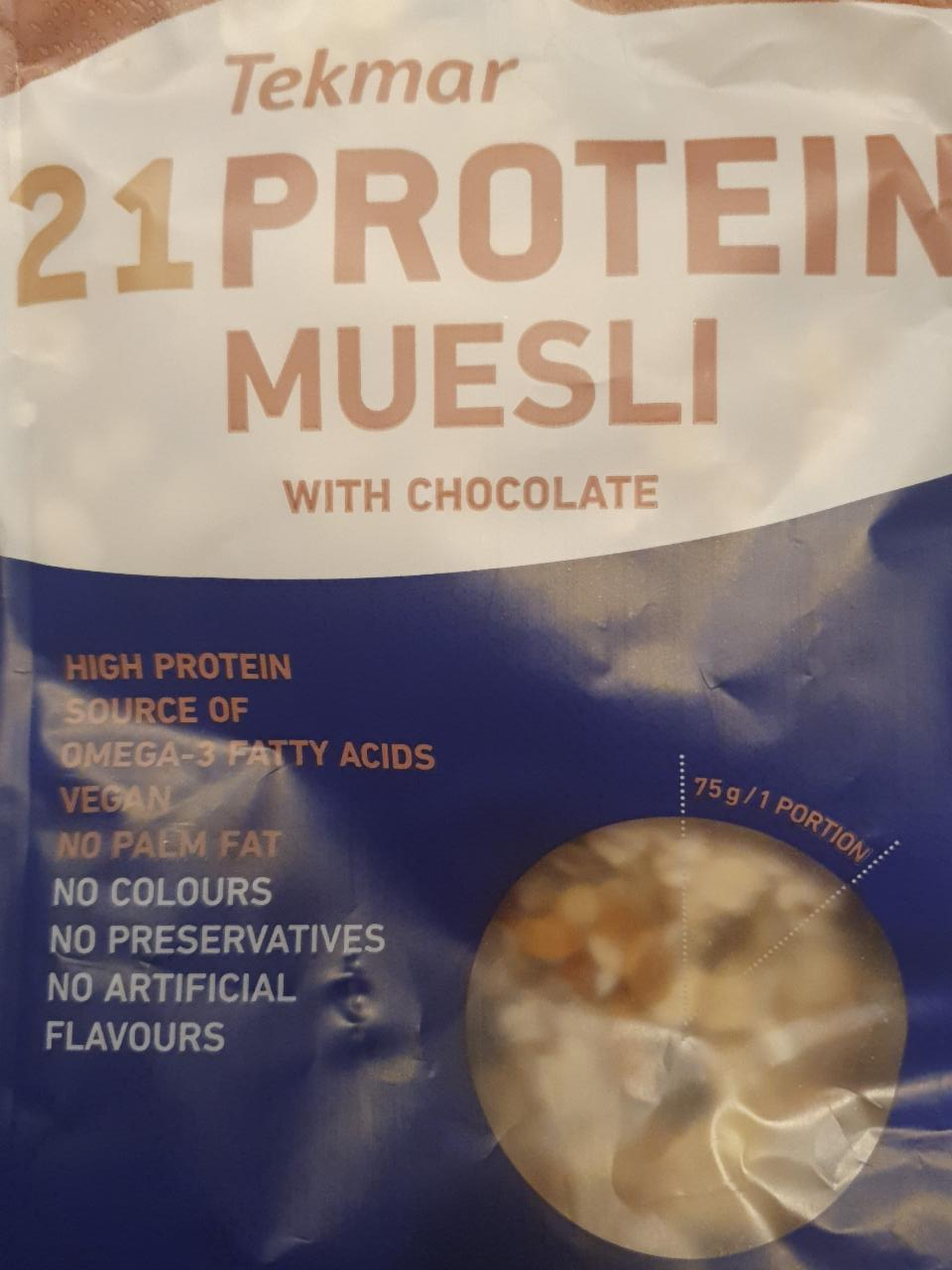 Fotografie - 21 Protein Muesli with chocolate Tekmar