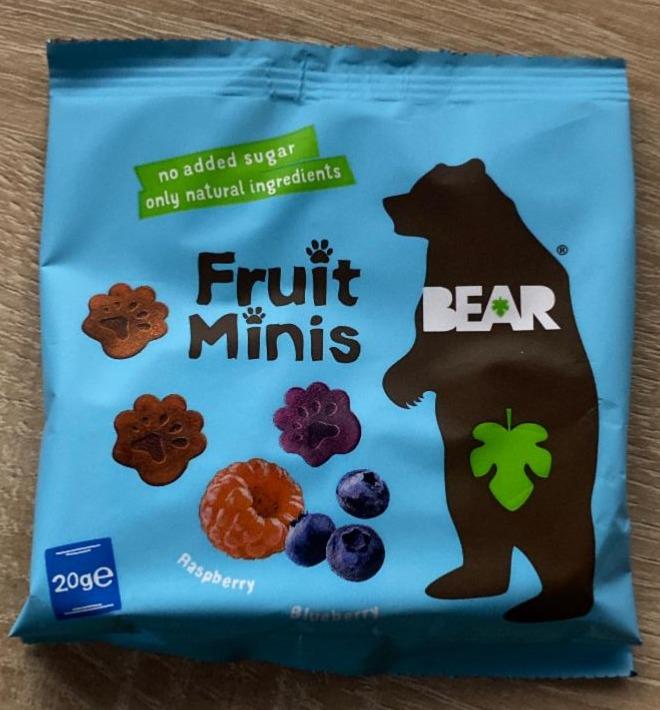 Fotografie - Fruit Minis Raspberry & Blueberry Bear