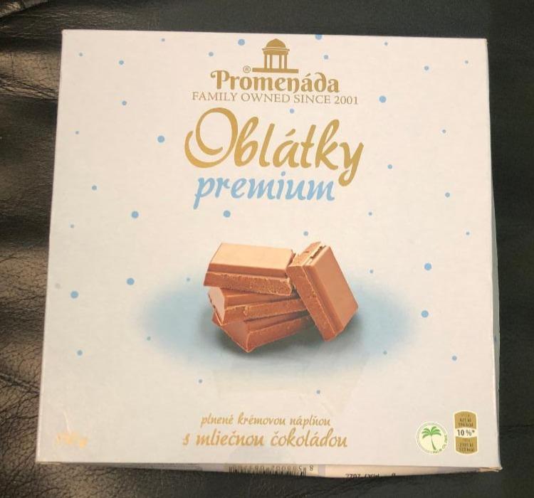 Fotografie - Oblátky premium Promenáda s mliečnou čokoládou