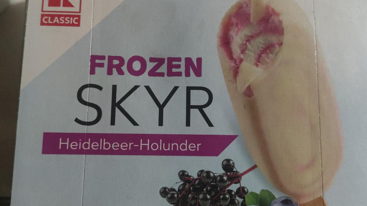 Fotografie - Frozen Skyr Heidelbeer - Holunder