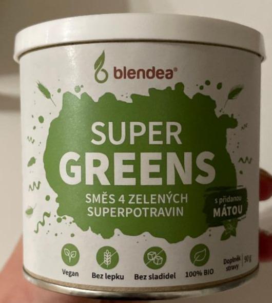 Fotografie - SuperGreens s přidanou mátou Blendea