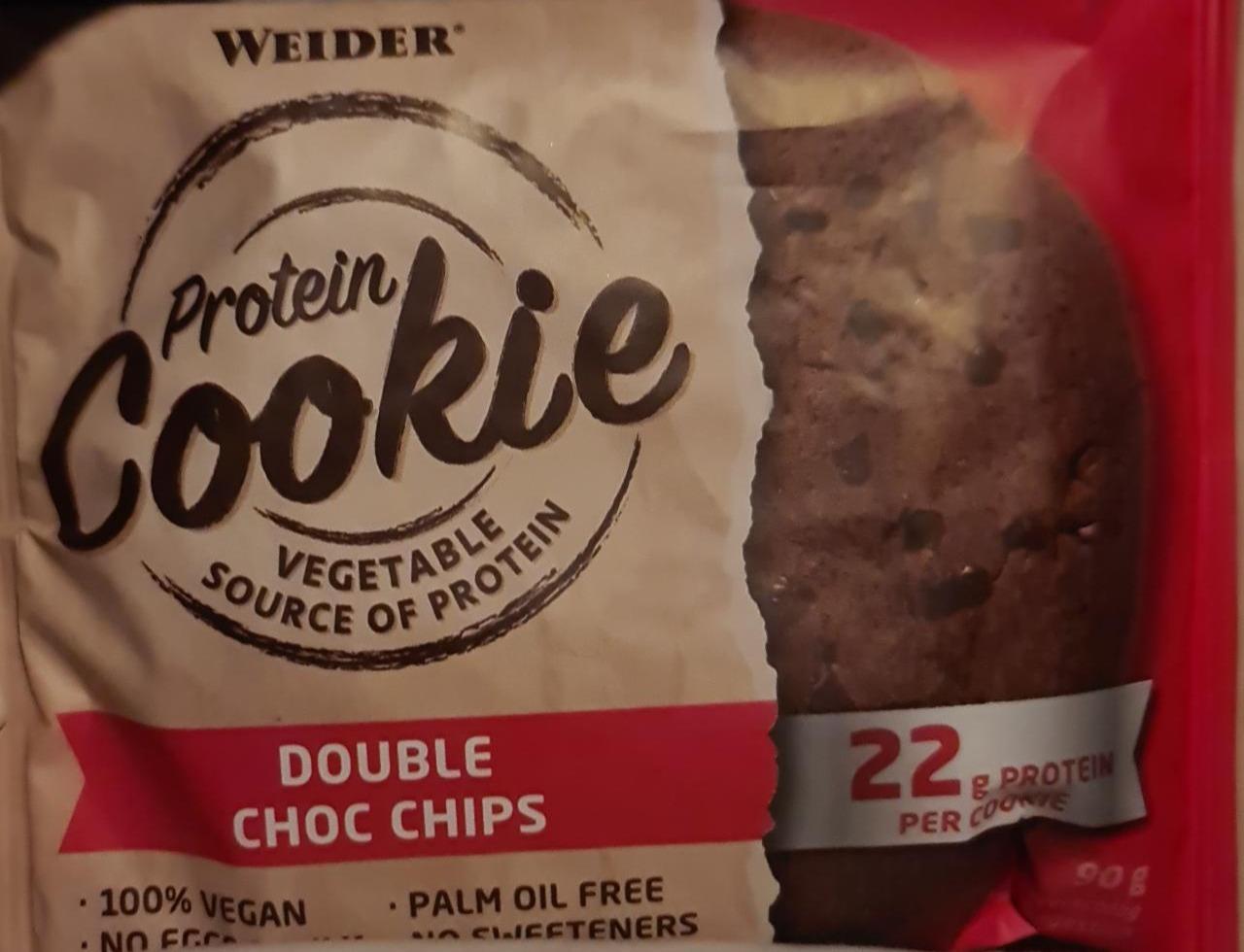 Fotografie - Protein Cookie Double Choc Chips Weider