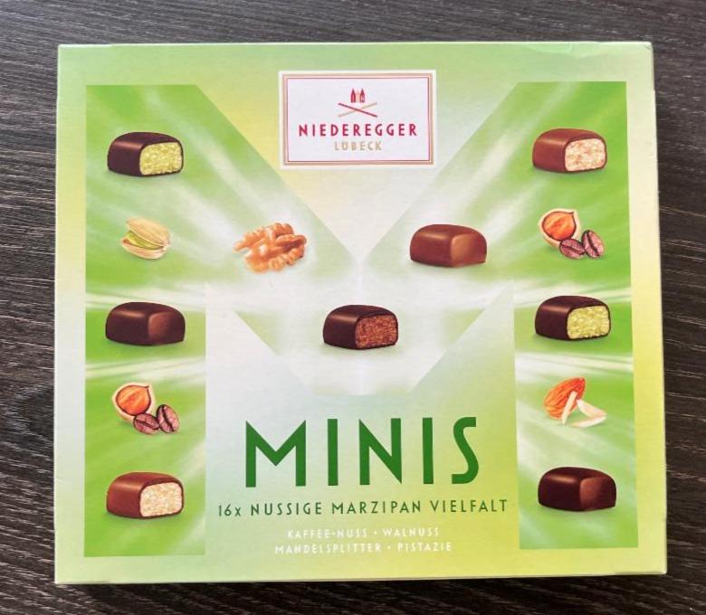 Fotografie - Minis 16x nussige marzipan Vielfalt Niederegger