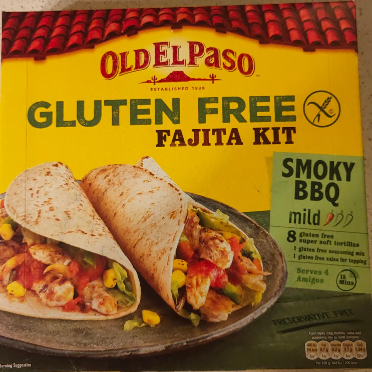 Fotografie - Gluten Free Fajita Kit Smoky BBQ Old El Paso