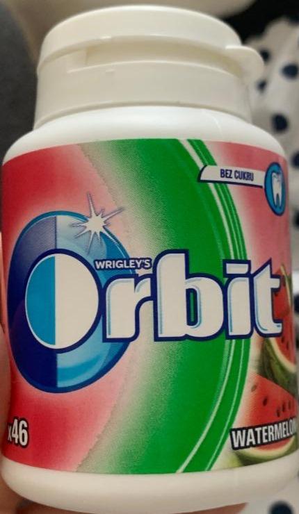 Fotografie - Orbit Watermelon bez cukru dražé