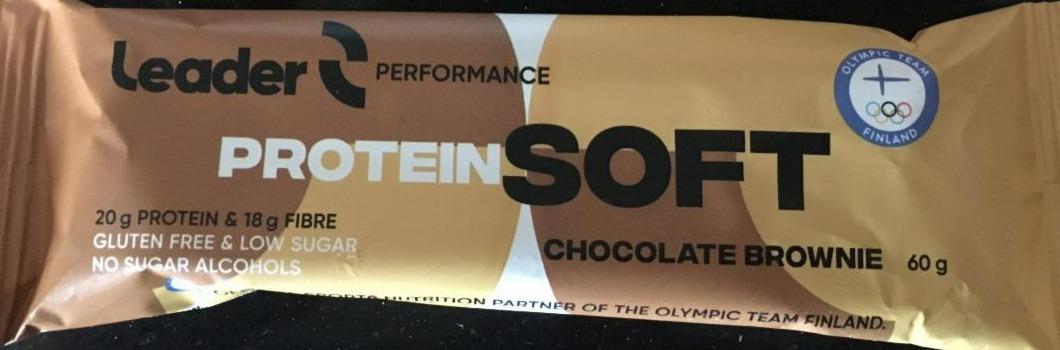 Fotografie - Protein Soft bar Chocolate Brownie Leader