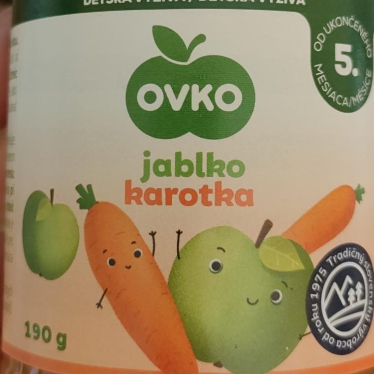 Fotografie - Detská výživa Jablko Karotka Ovko