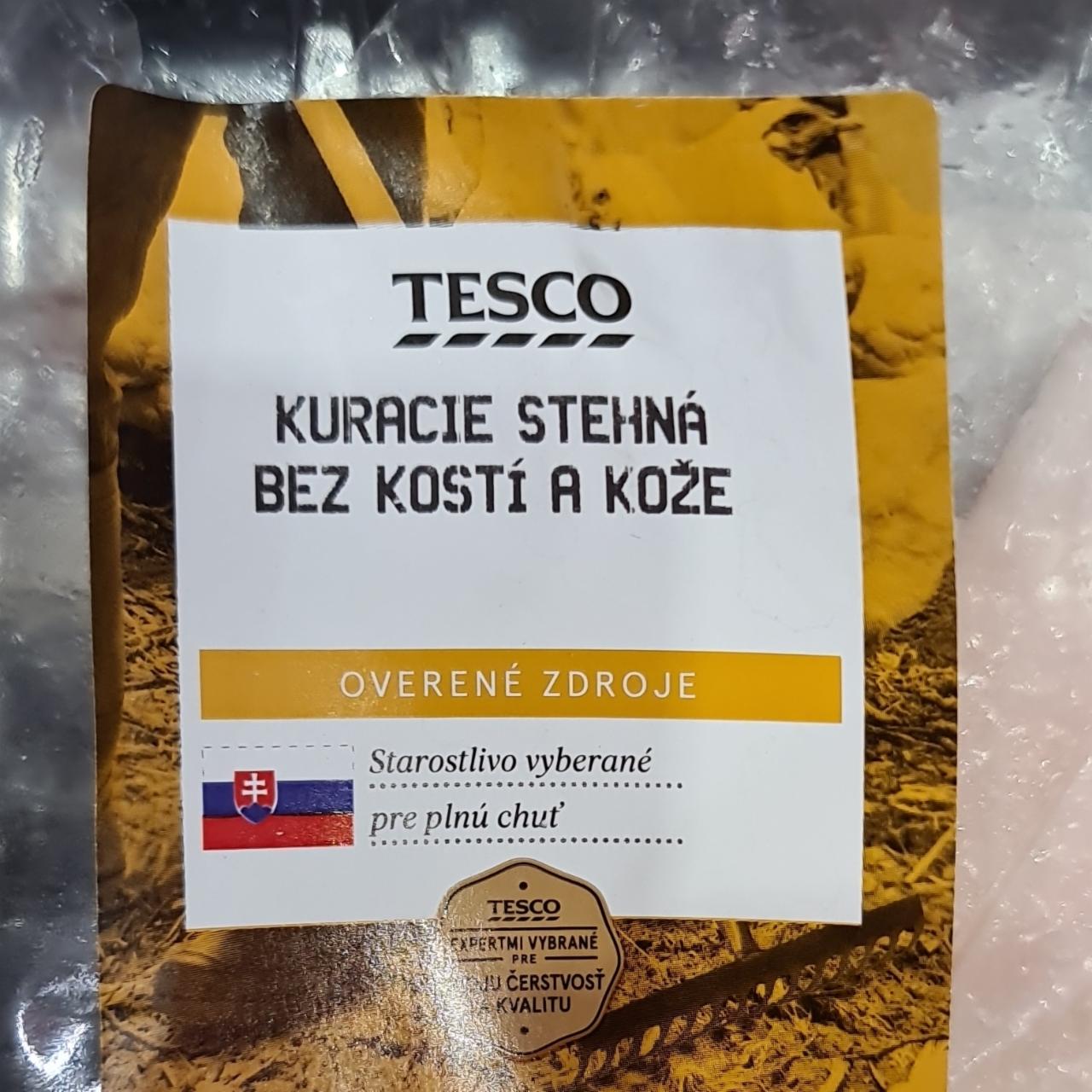 Fotografie - Kuracie stehná bez kostí a kože Tesco