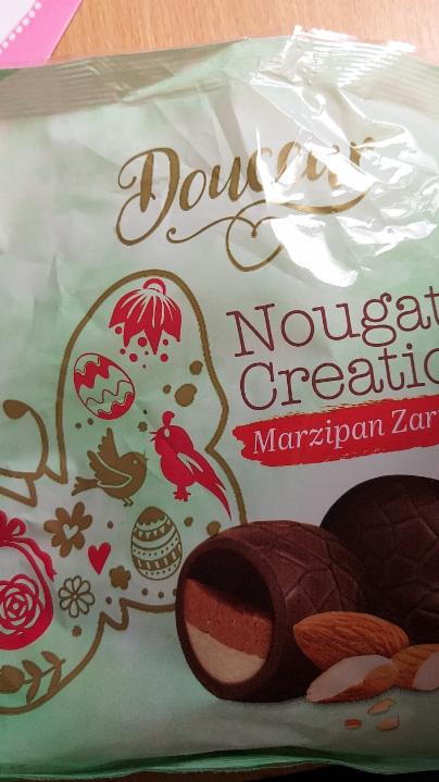 Fotografie - Nougatcreation Marzipan mit Zartbitter Schokolade - Douceur