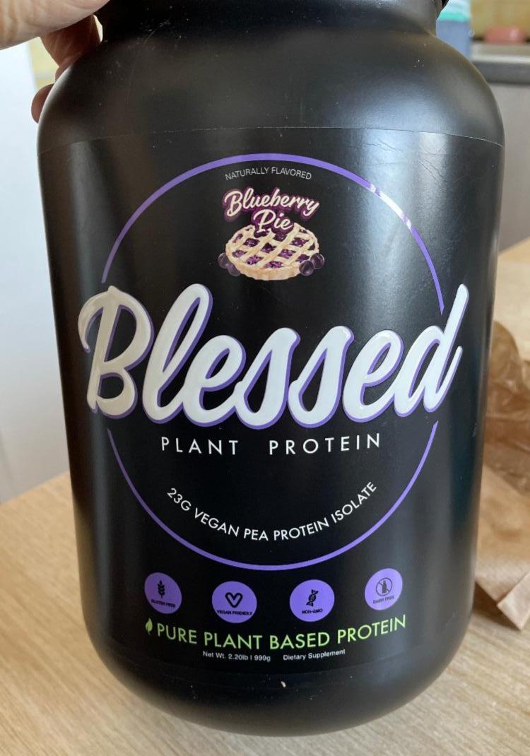 Fotografie - Blessed plant protein Blueberry Pie