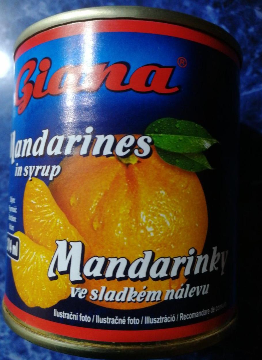 Fotografie - mandarinky ve sladkém nálevu Giana