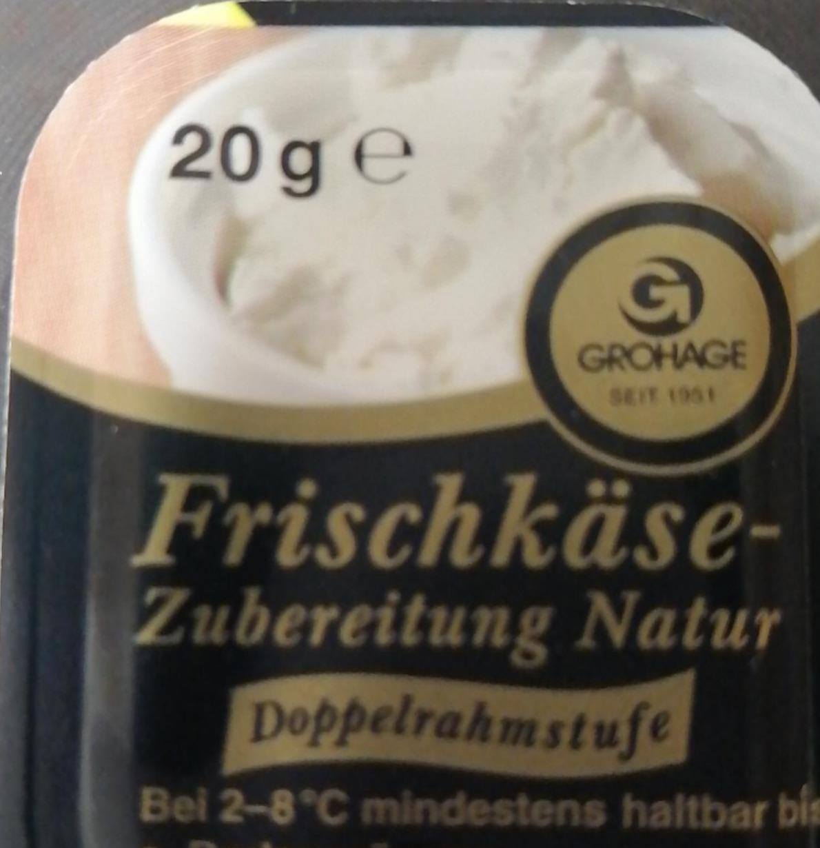 Fotografie - Frischkäse Zubereitung Natur Doppelrahm Grohage