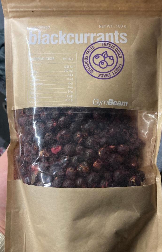 Fotografie - Lyophilized Blackcurrants GymBeam