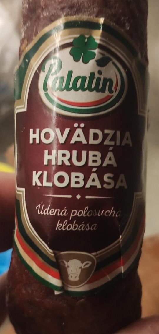 Fotografie - Hovädzia hrubá klobása Palatin