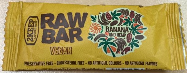 Fotografie - Raw bar Vegan Banana and Hemp