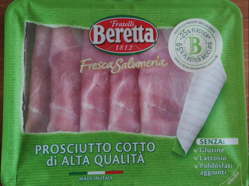 Fotografie - Prosciutto Cotto Alta Qualità Fresca Salumeria Fratelli Beretta