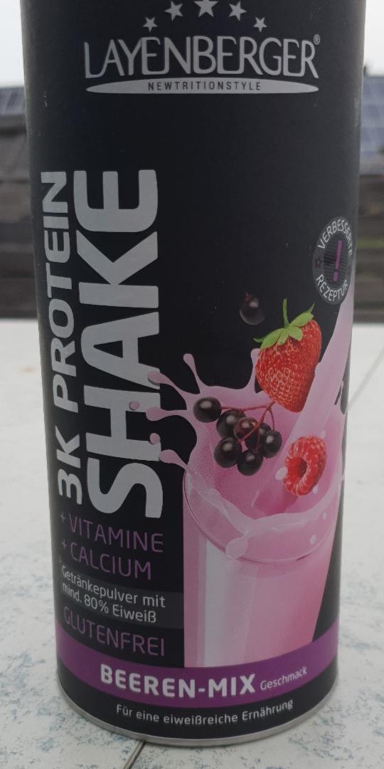 Fotografie - Layenberger 3K Protein SHAKE Beeren Mix