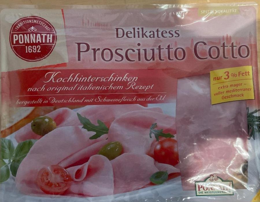 Fotografie - Šunka Delikatess Proscuitto Cotto Ponnath