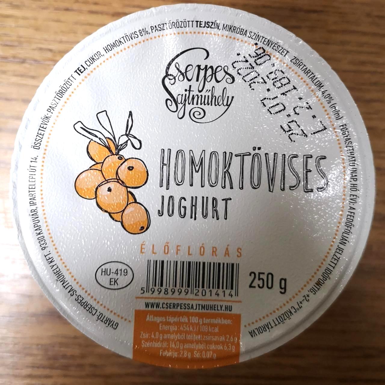 Fotografie - Homoktövises joghurt Cserpes