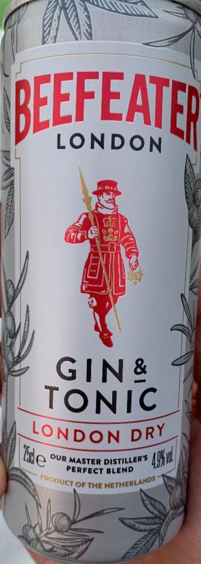 Fotografie - London Dry Gin & Tonic 4,9% Beefeater