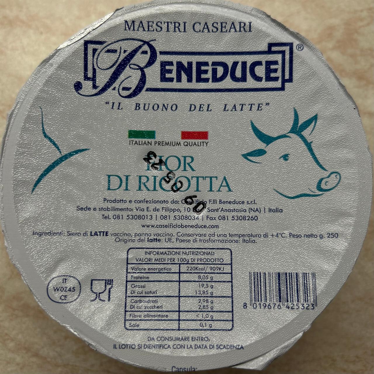 Fotografie - Fior di Ricotta Beneduce