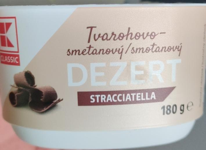 Fotografie - Tvarohovo-smotanový dezert Stracciatella K-Classic