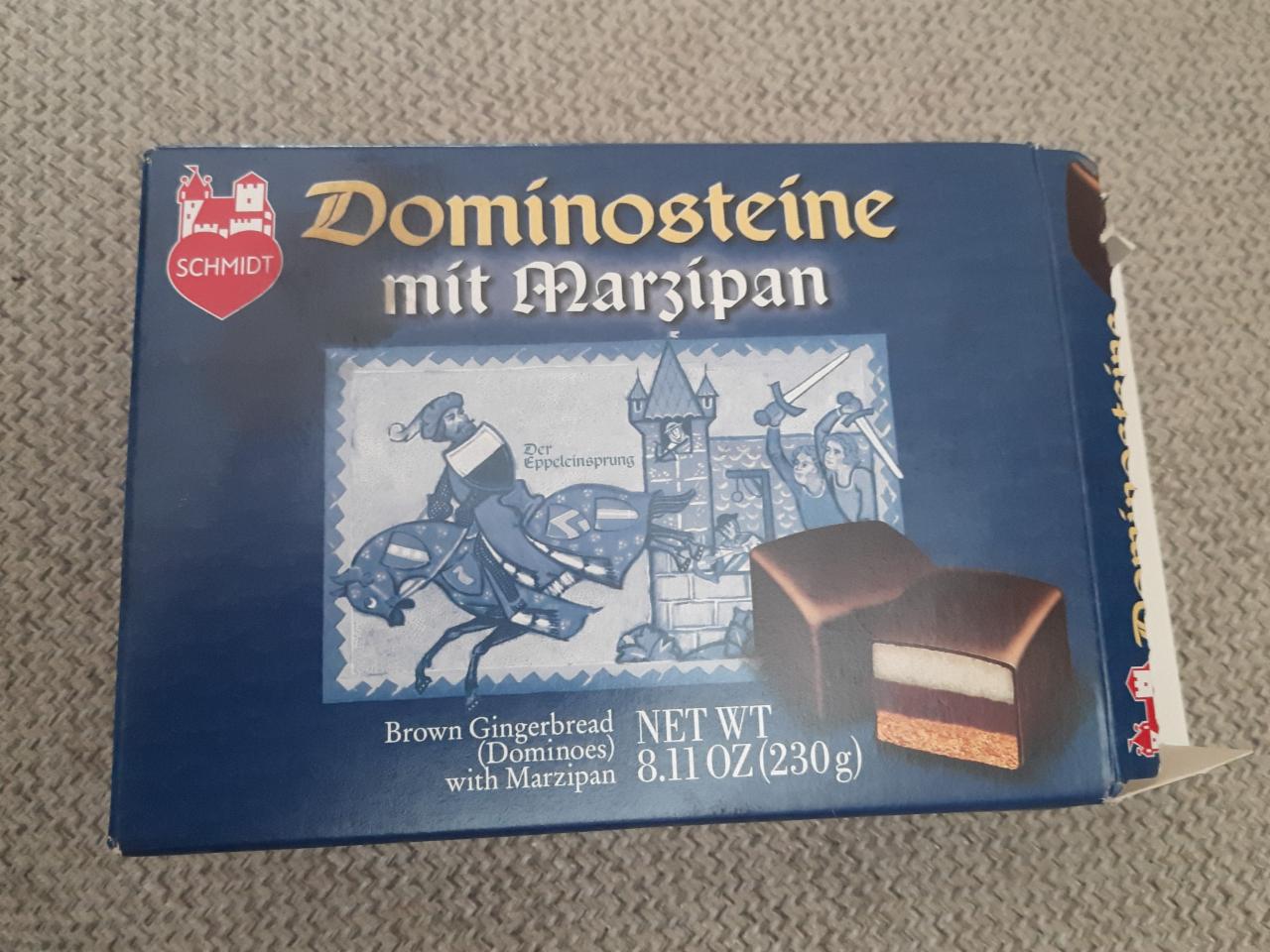 Fotografie - Dominosteine mit Marzipan