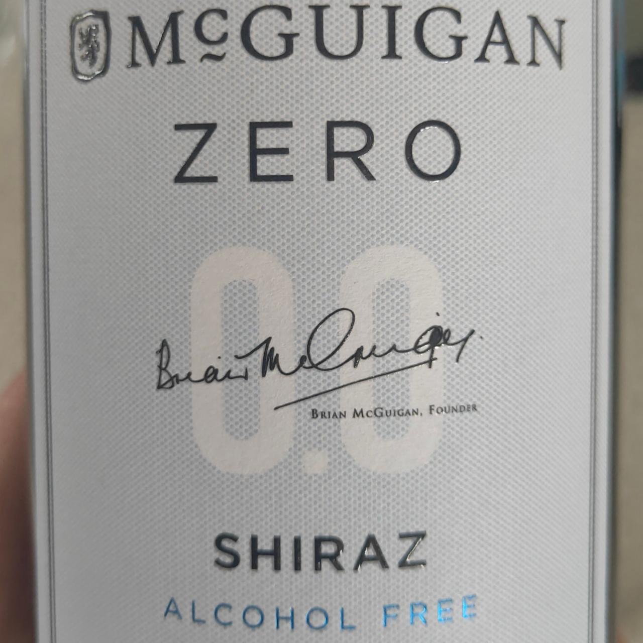 Fotografie - Shiraz Alcohol Free Zero McGuigan