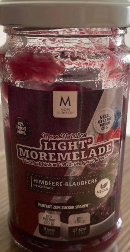 Fotografie - Light Moremelade humbeere blaubeere More Nutrition