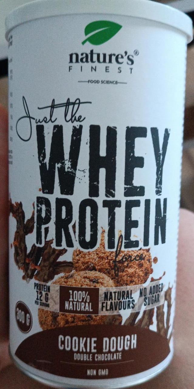 Fotografie - Whey Protein Cookie Dough Double Chocolate nature's Finest