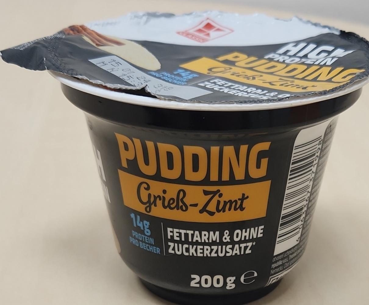 Fotografie - High protein pudding Grieß -Zimt K-Classic